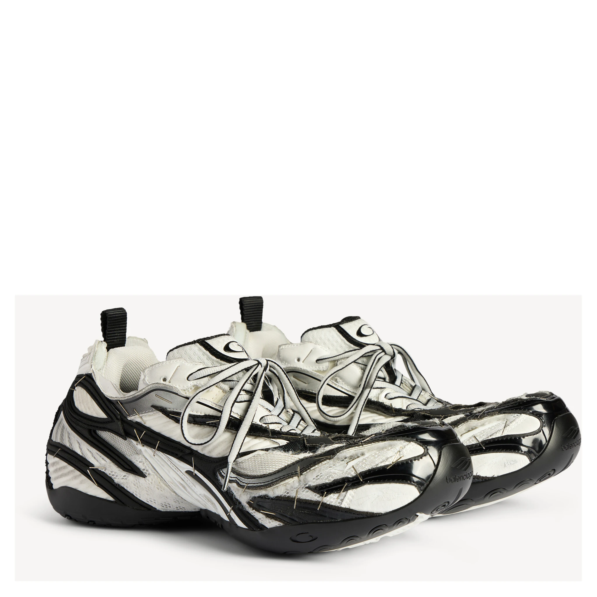 "Soleless" sneakers