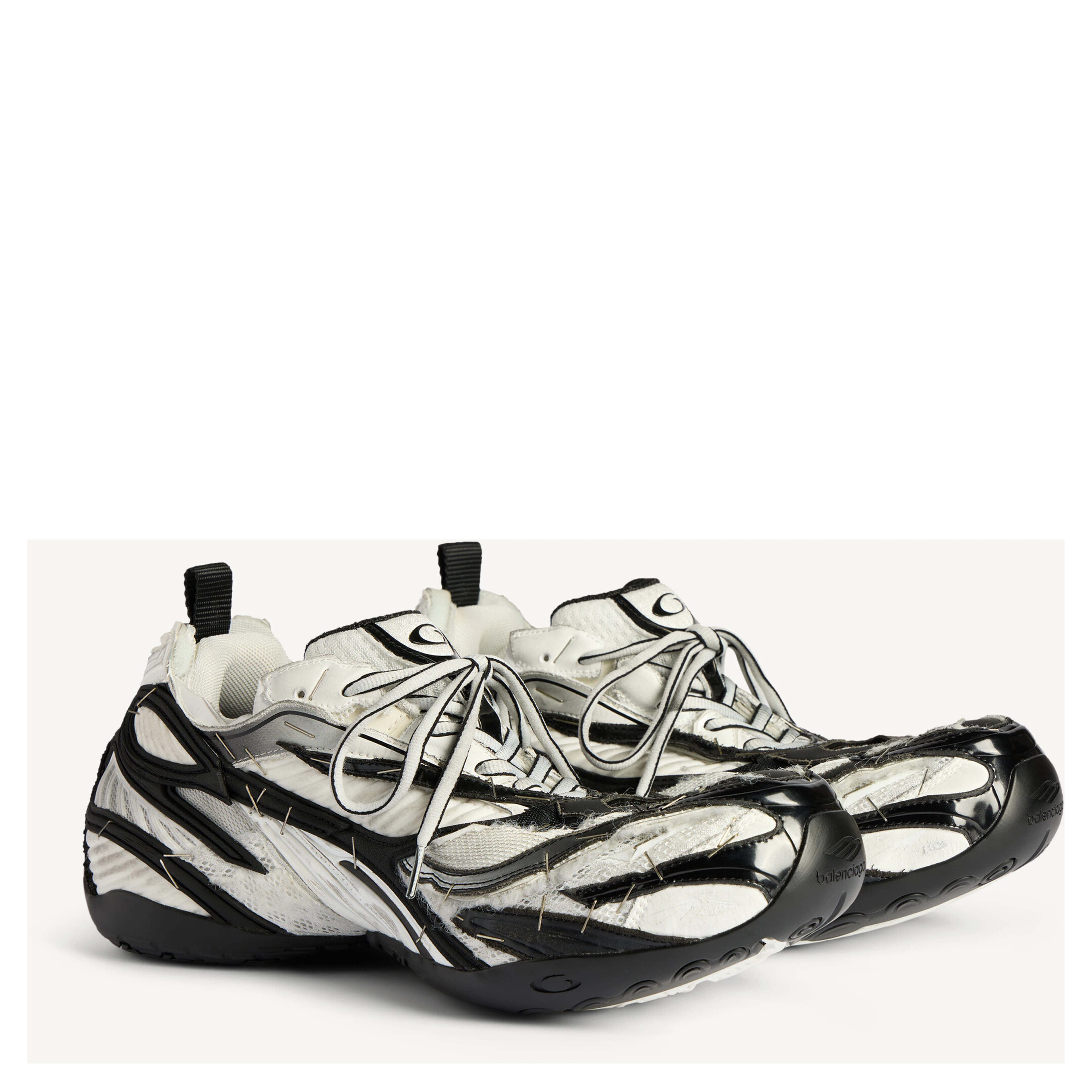 "Soleless" sneakers