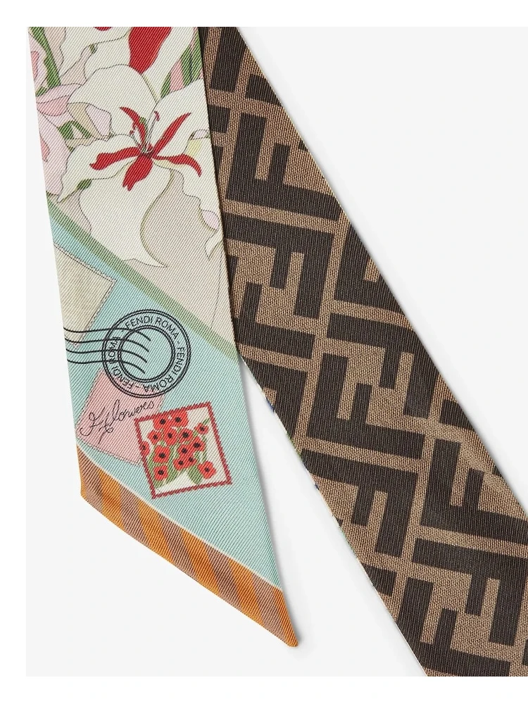 "Wrappy" silk scarf alternative