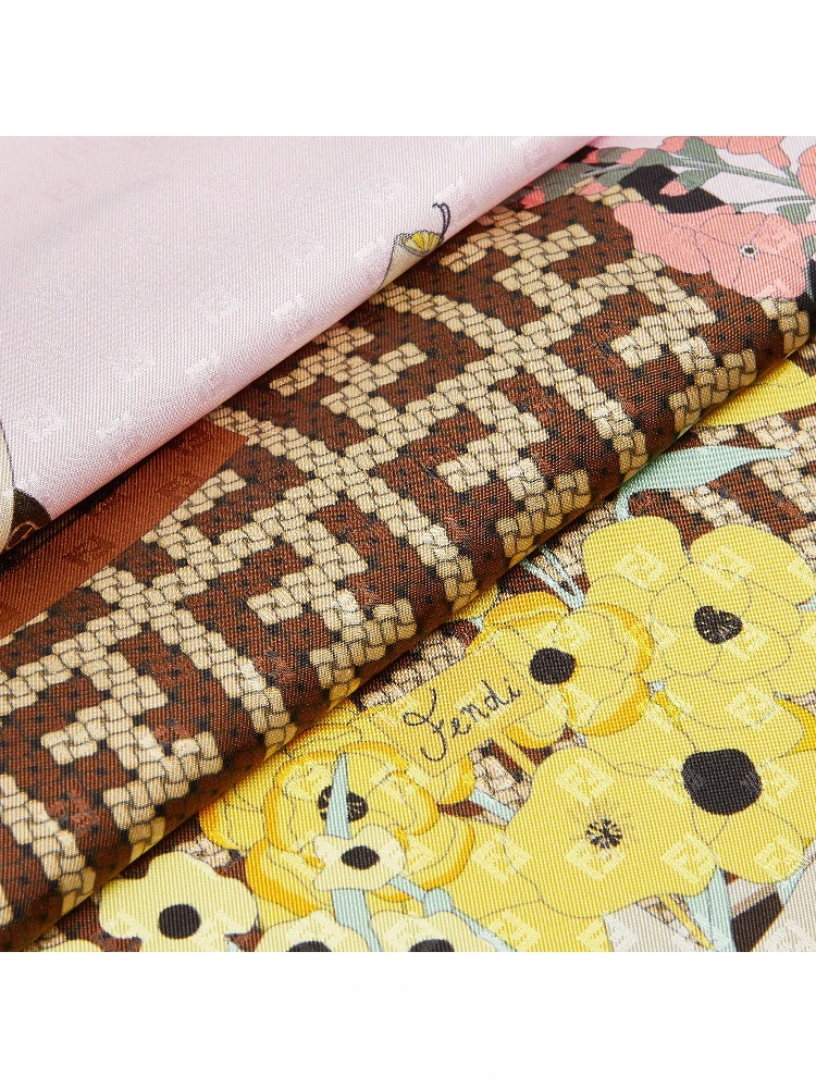"Fendi Gardening" silk scarf alternative