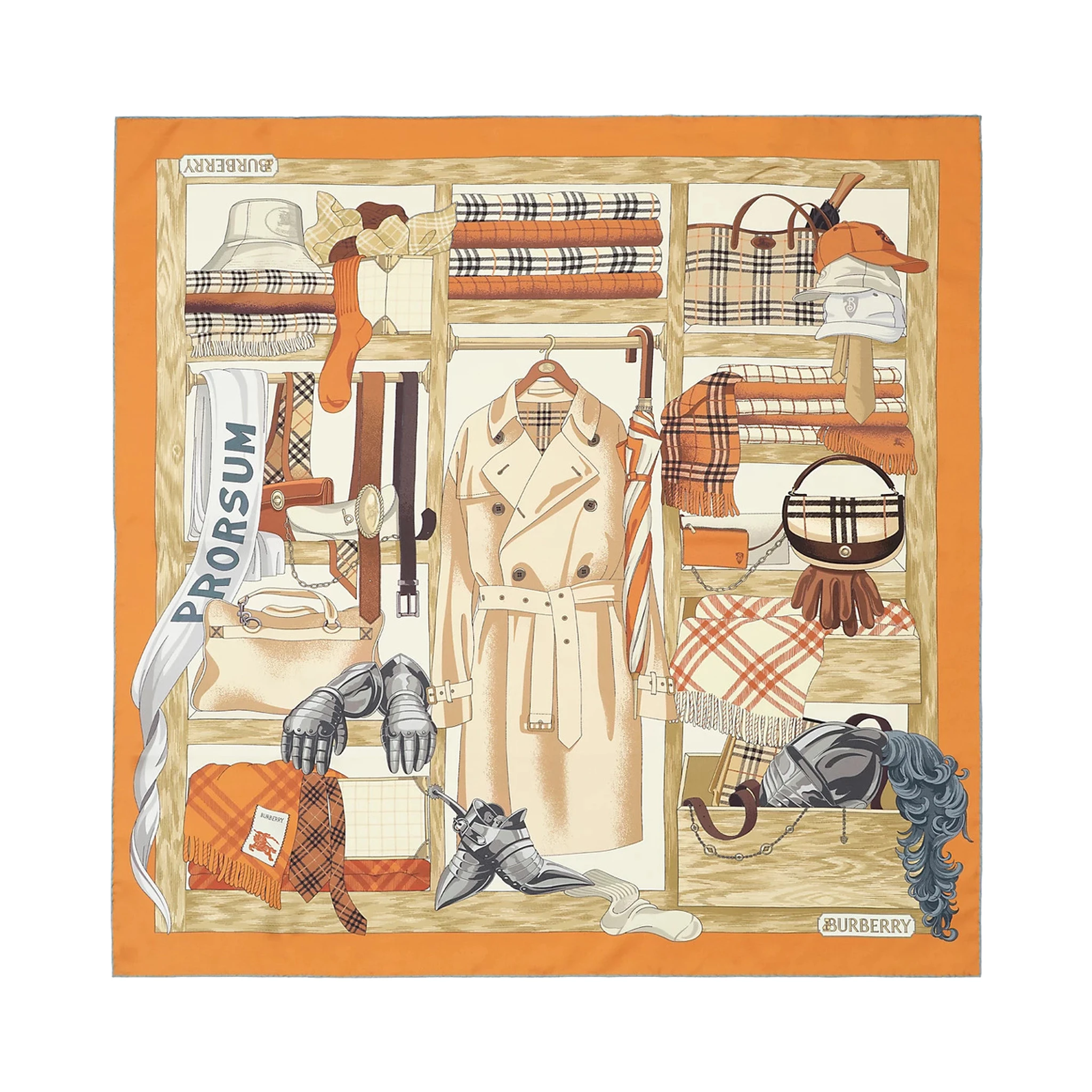 Burberry Scarfs Orange