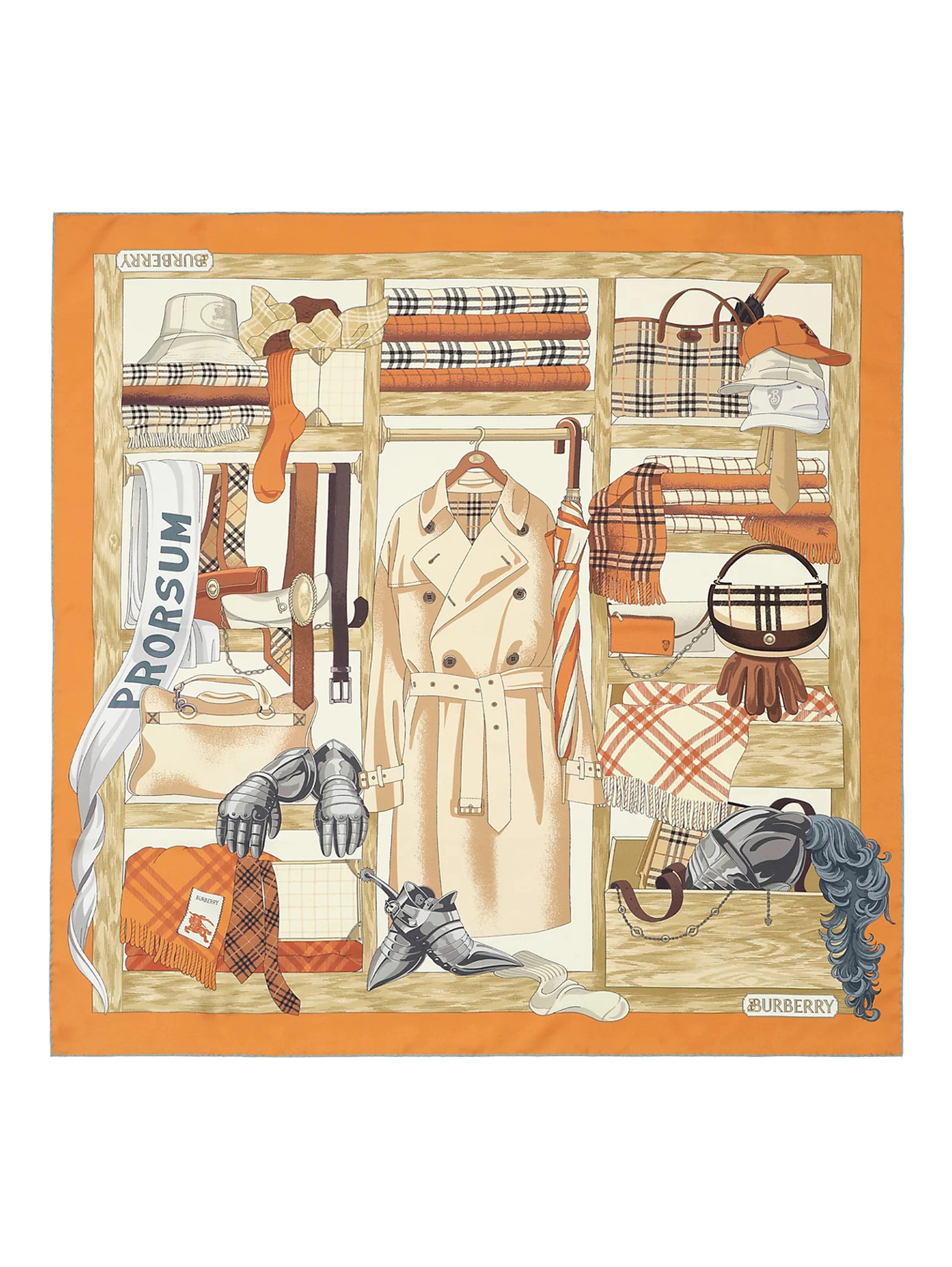 Burberry Scarfs Orange