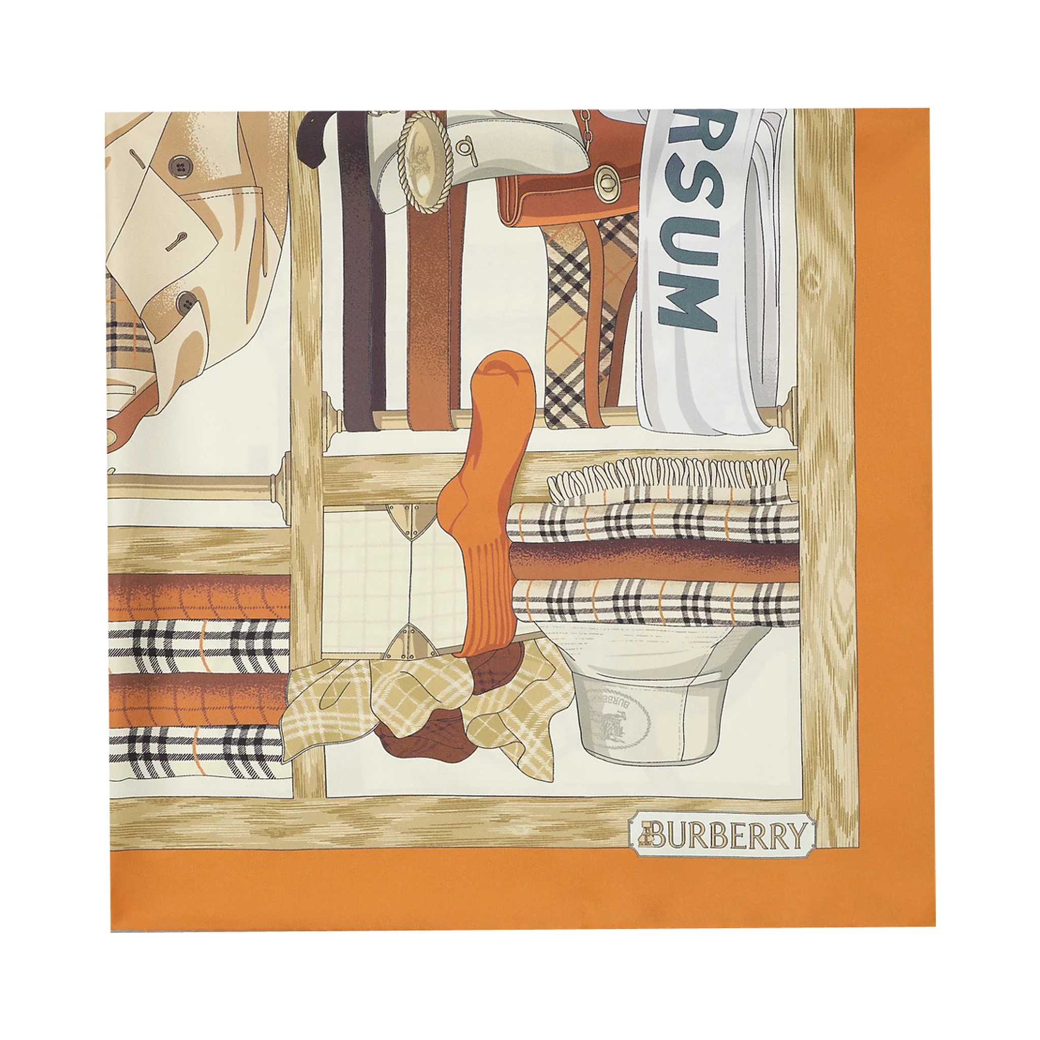 Burberry Scarfs Orange