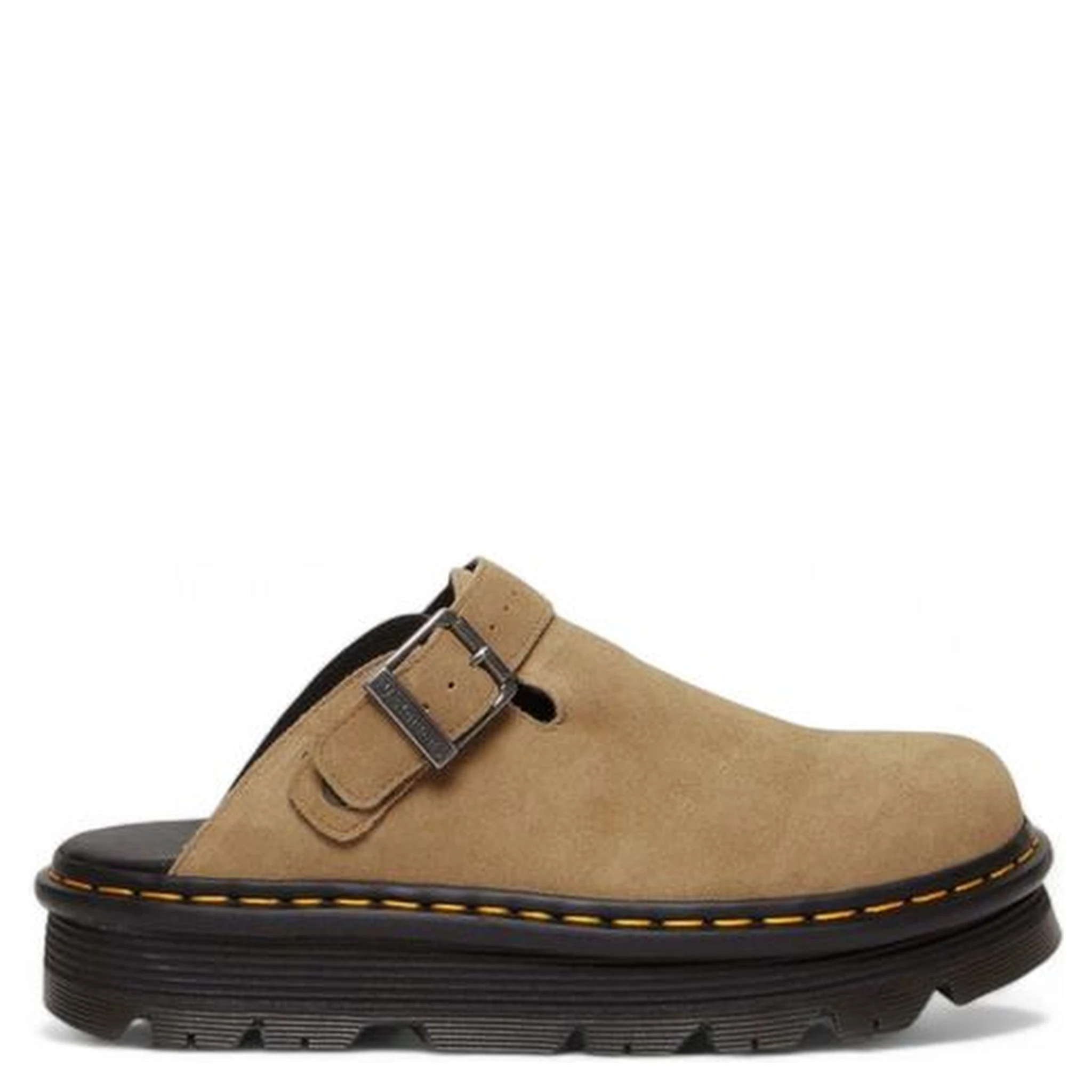 Beige Leather Platform Pumps