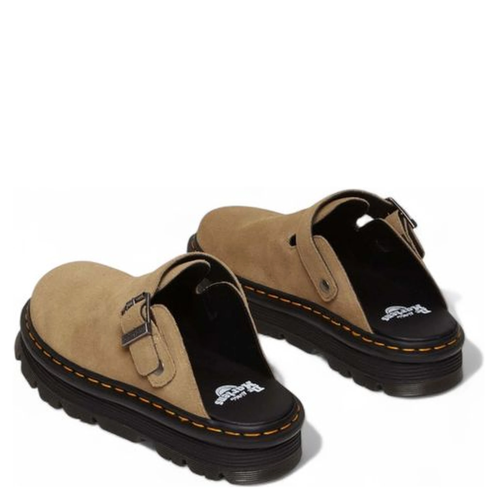 Beige Leather Platform Pumps