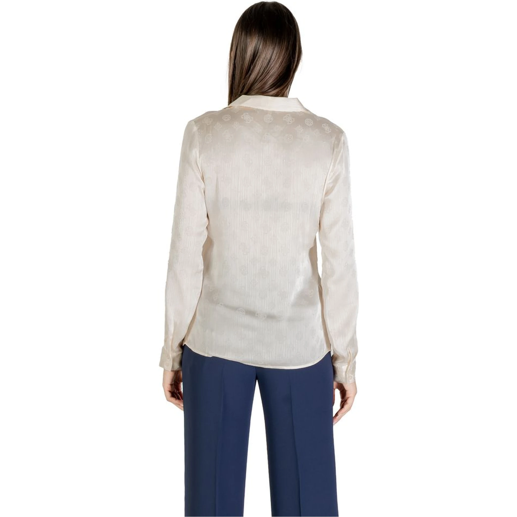 Beige Polyester Blouse