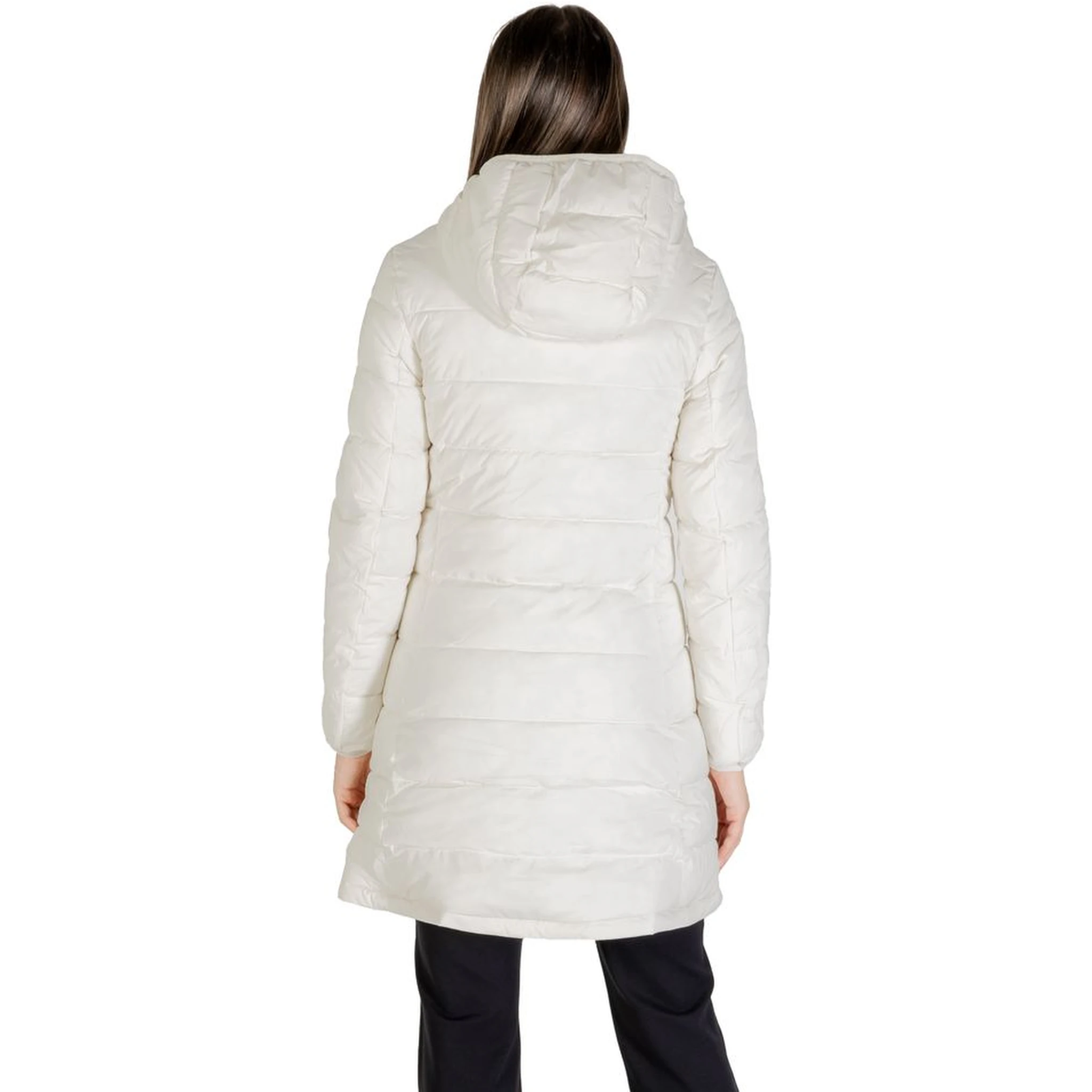 Cream Polyester Coat