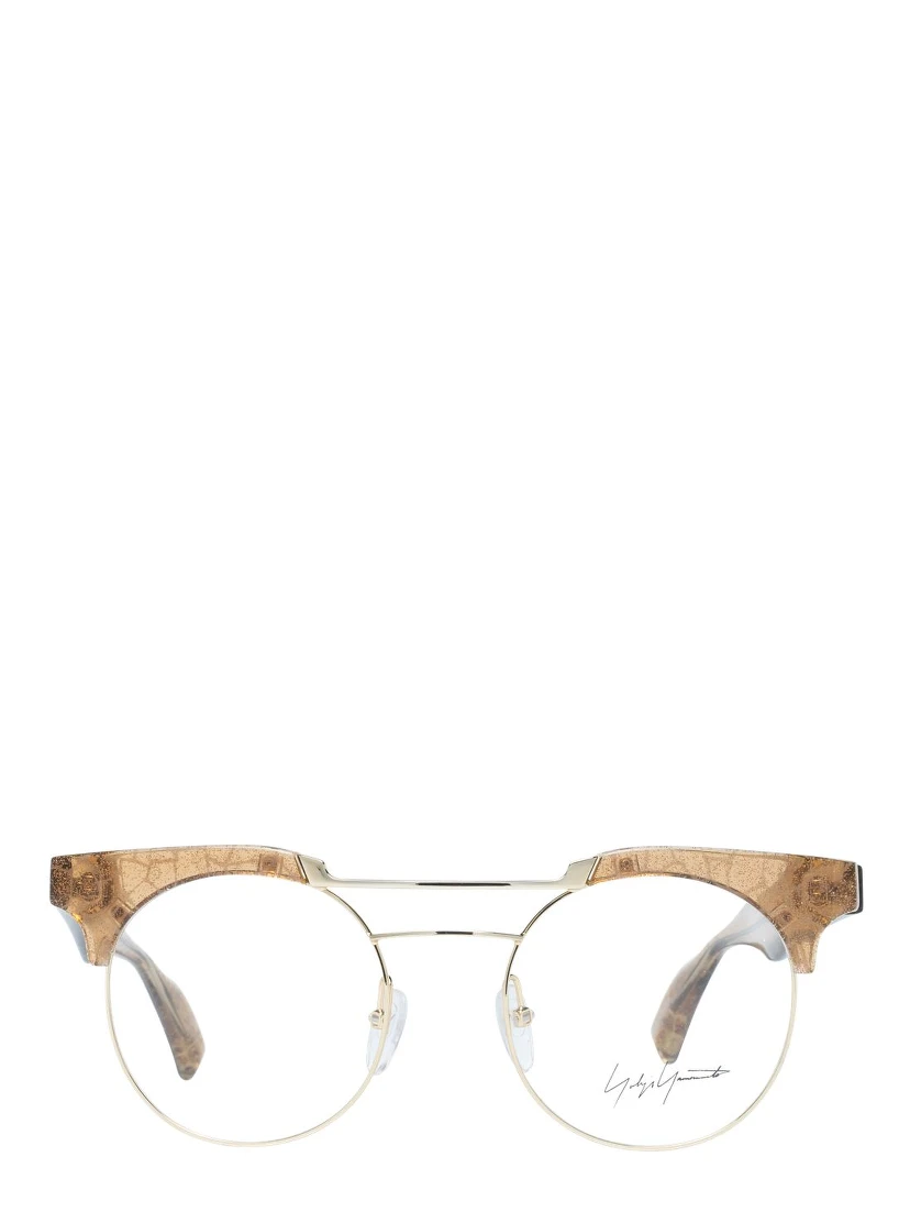 Gold Metal & Plastic Glasses (Frames)
