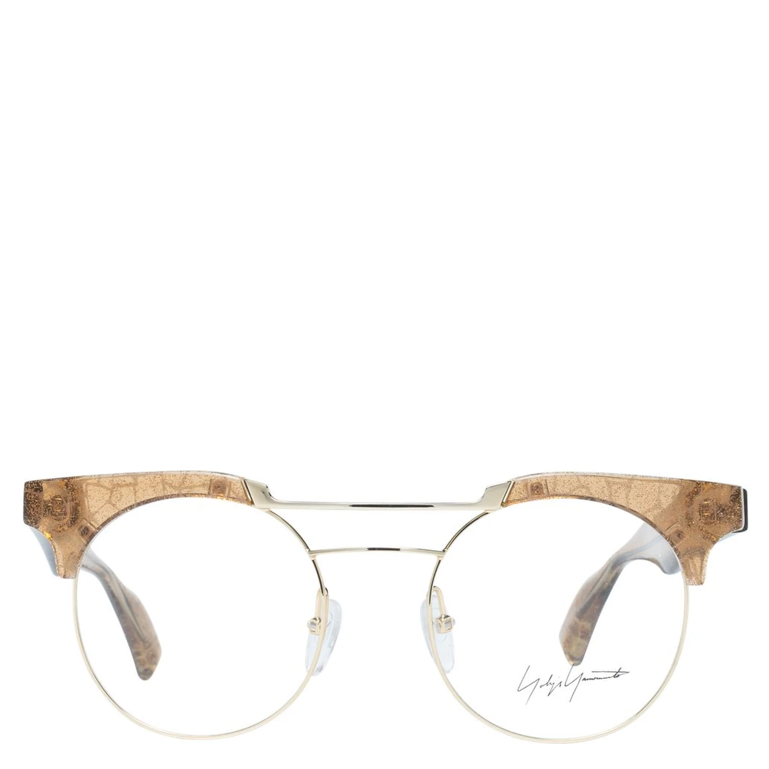 Gold Metal & Plastic Glasses (Frames)