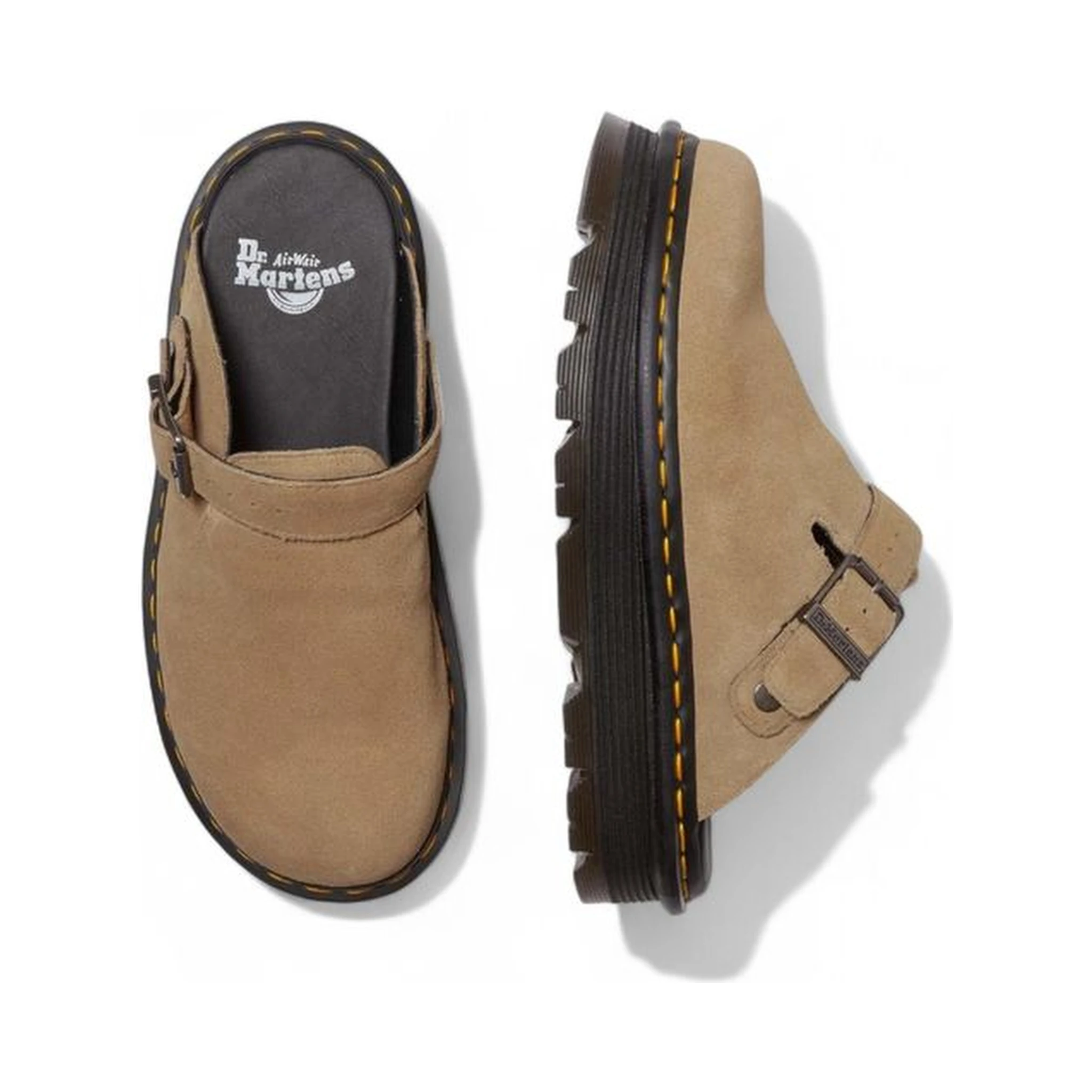 Beige Leather Platform Pumps