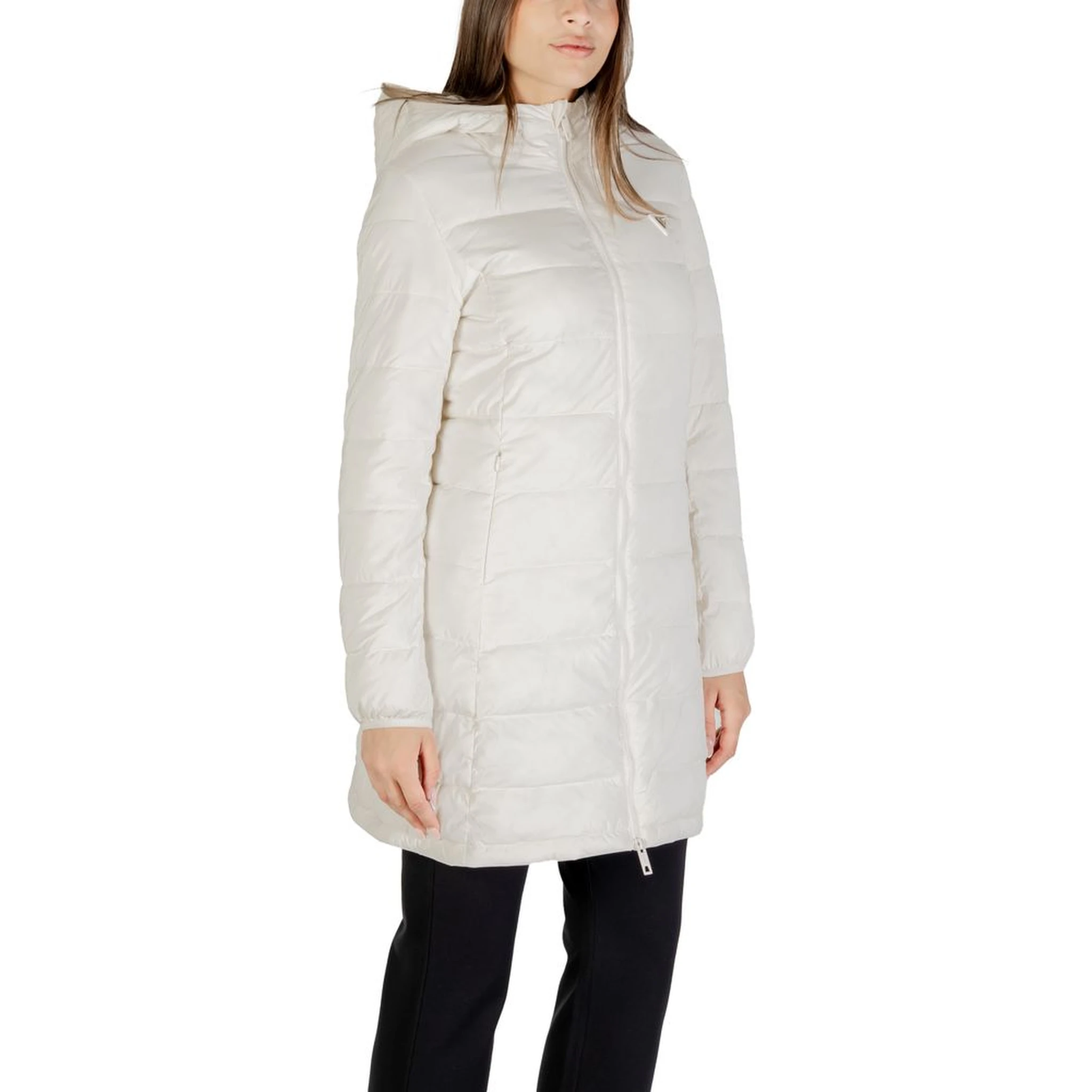 Cream Polyester Coat