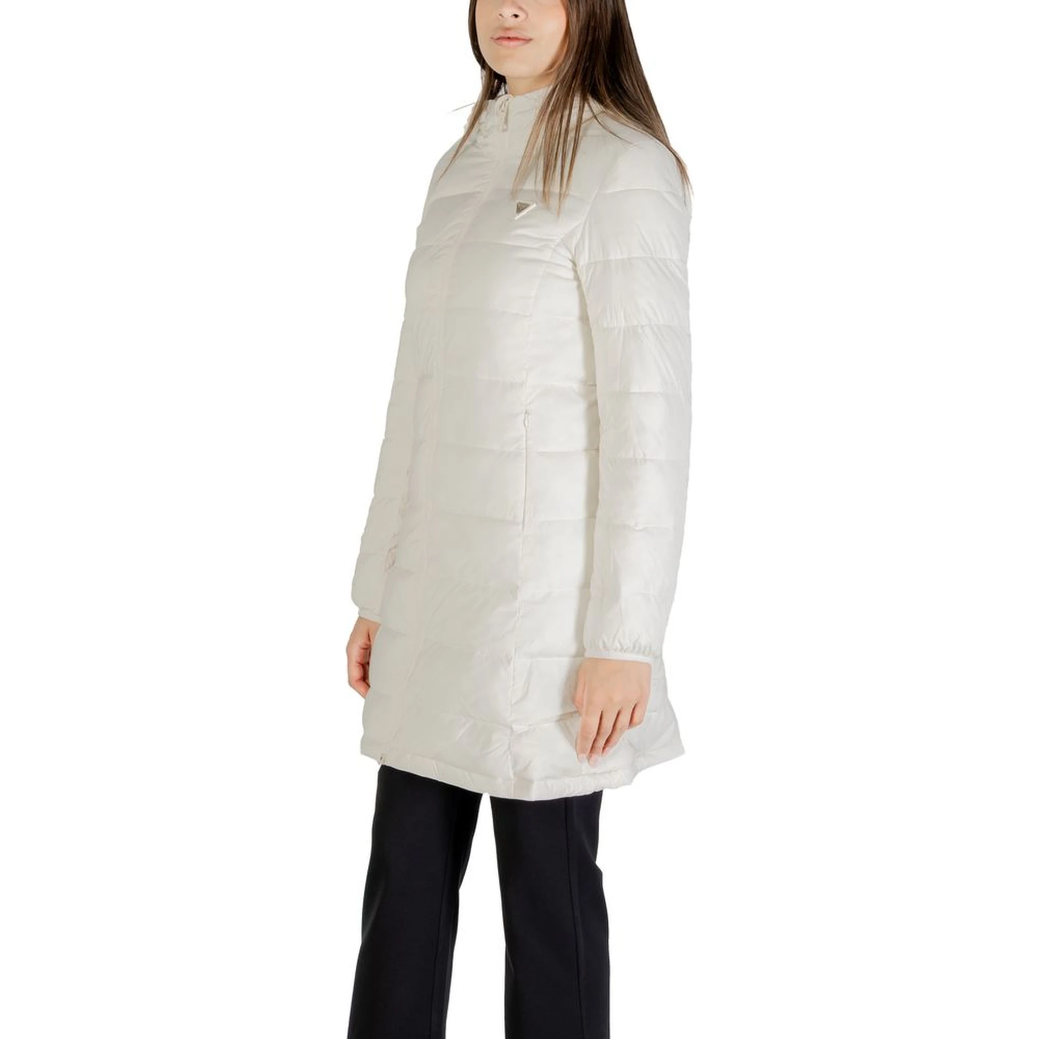 Cream Polyester Coat