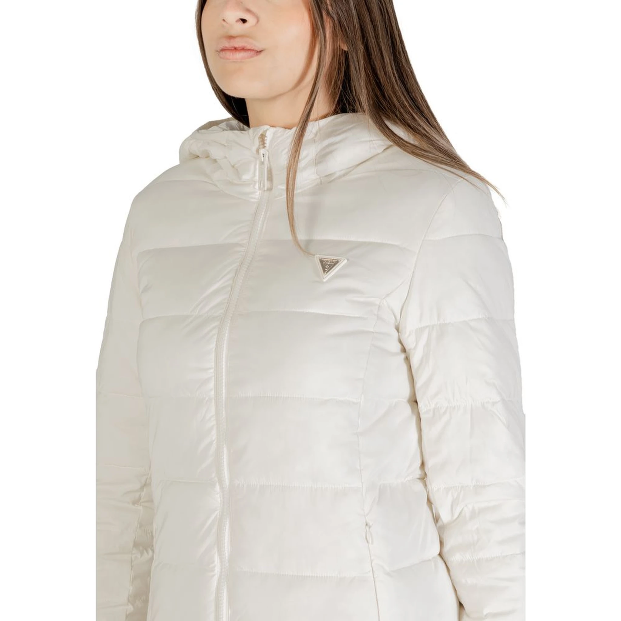 Cream Polyester Coat