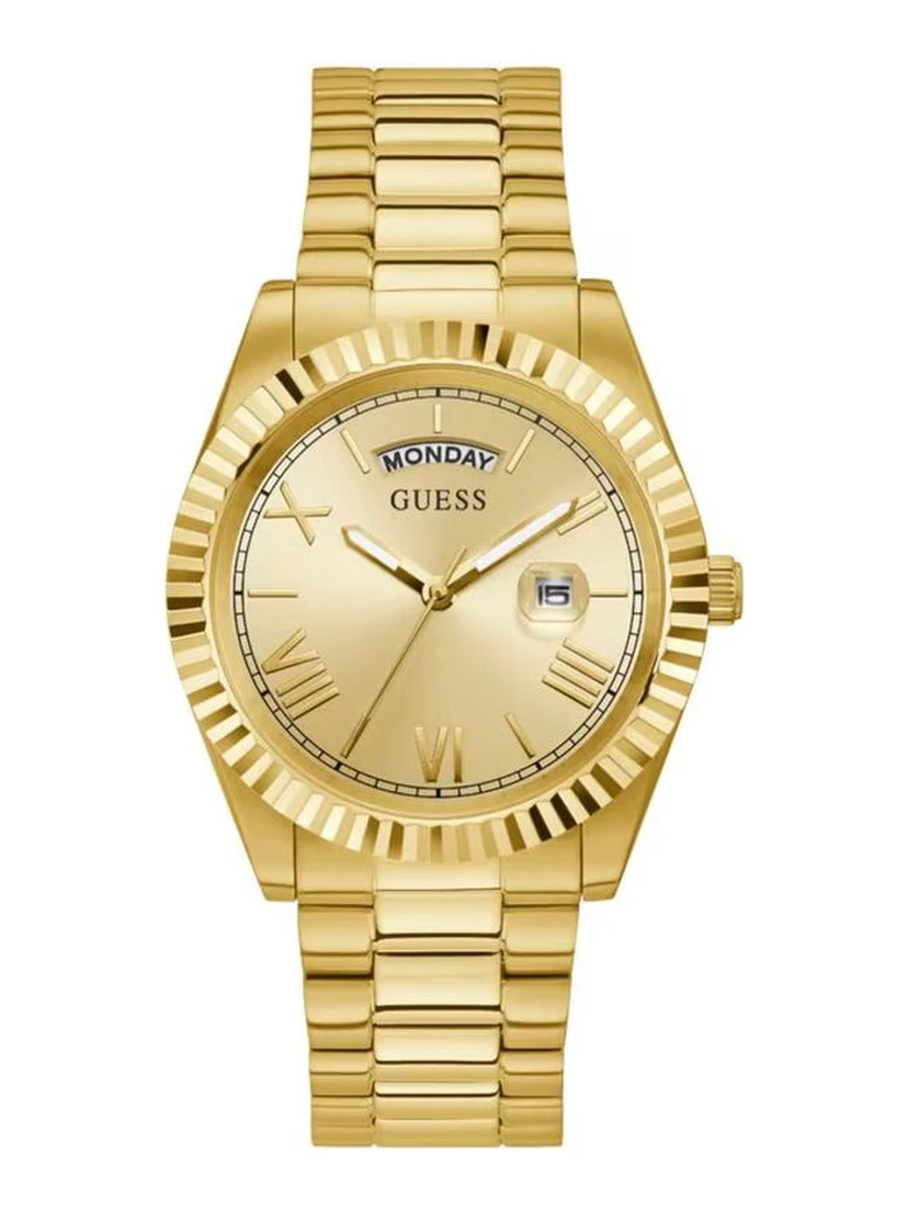 Gold Stainless Steel Dress Watch