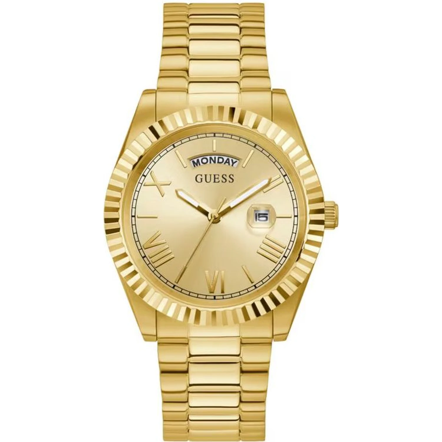 Gold Stainless Steel Dress Watch