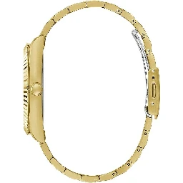 Gold Stainless Steel Dress Watch