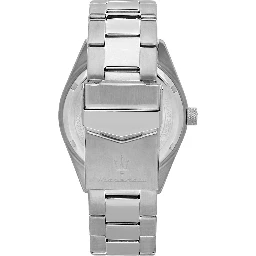 Blue Stainless Steel Dress Watch