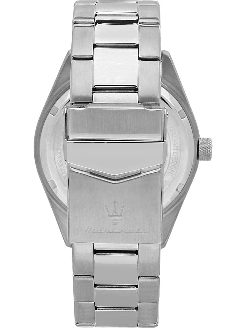 Blue Stainless Steel Dress Watch