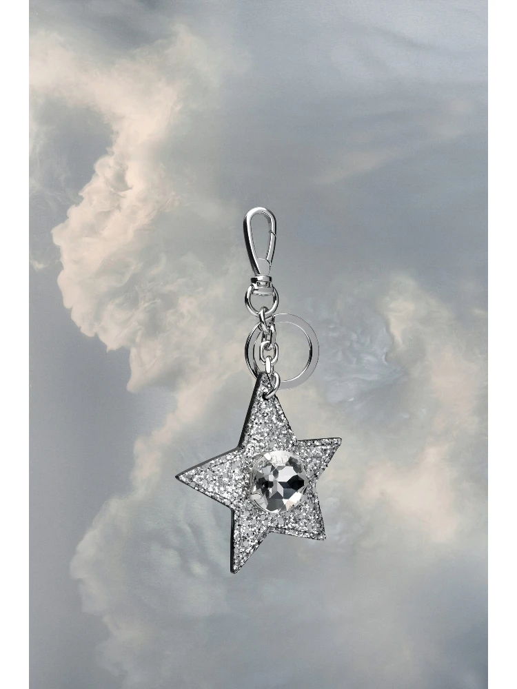 Bicolor Fibres Keychain