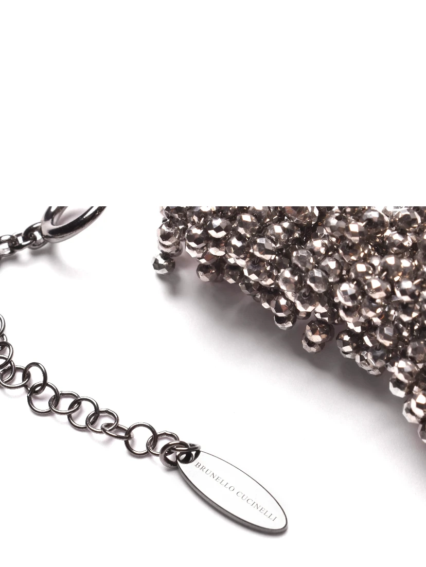 Silver Glass Necklace