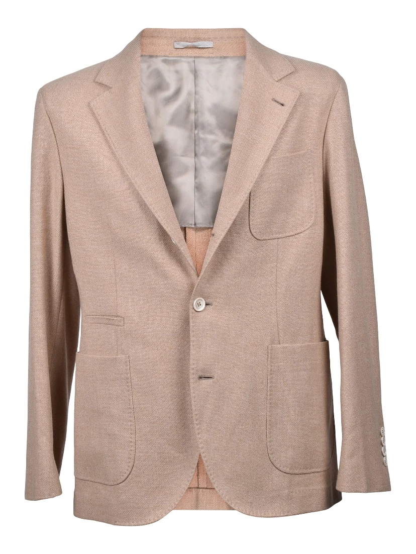 Beige Wool Blazer