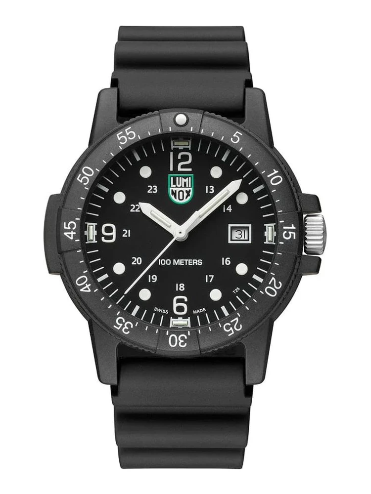 Black Rubber Sport Watch