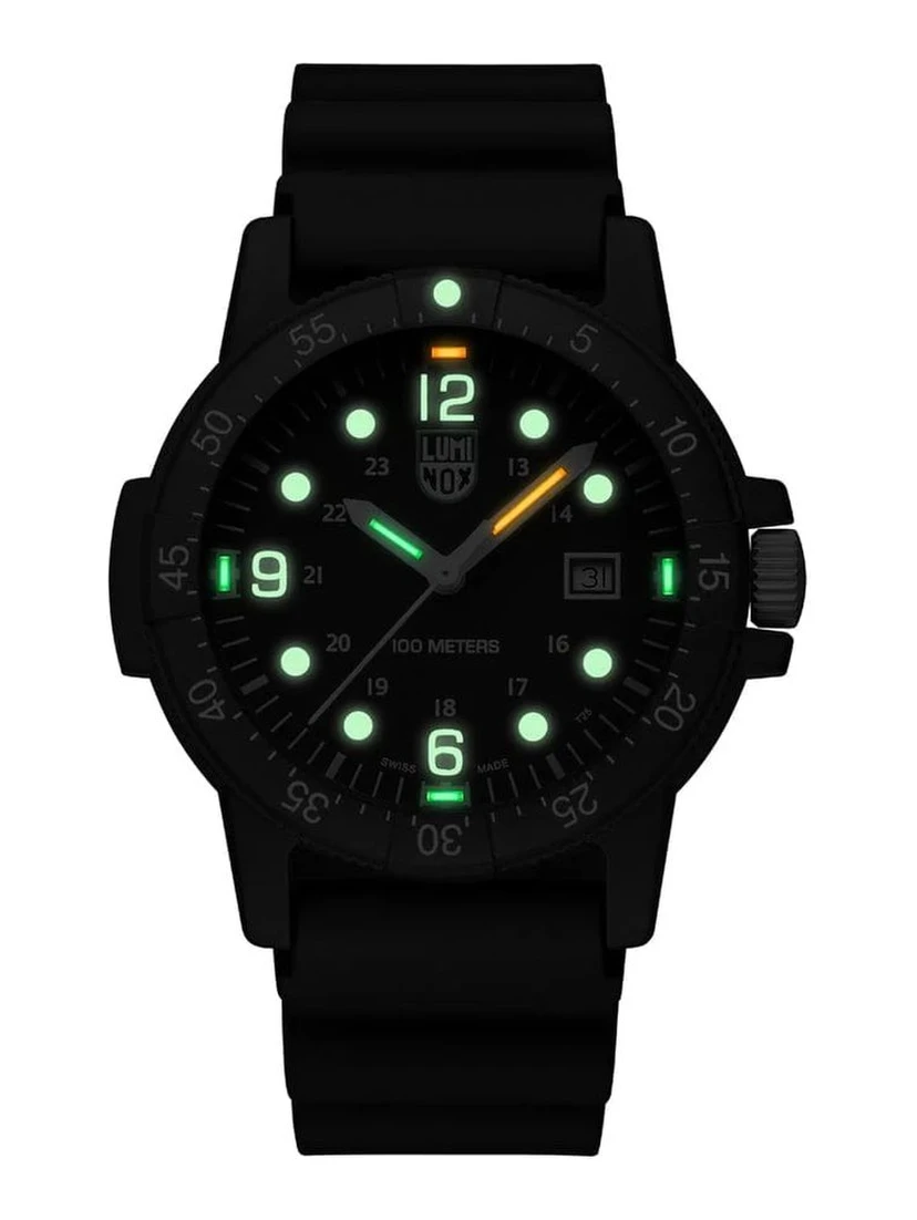 Black Rubber Sport Watch