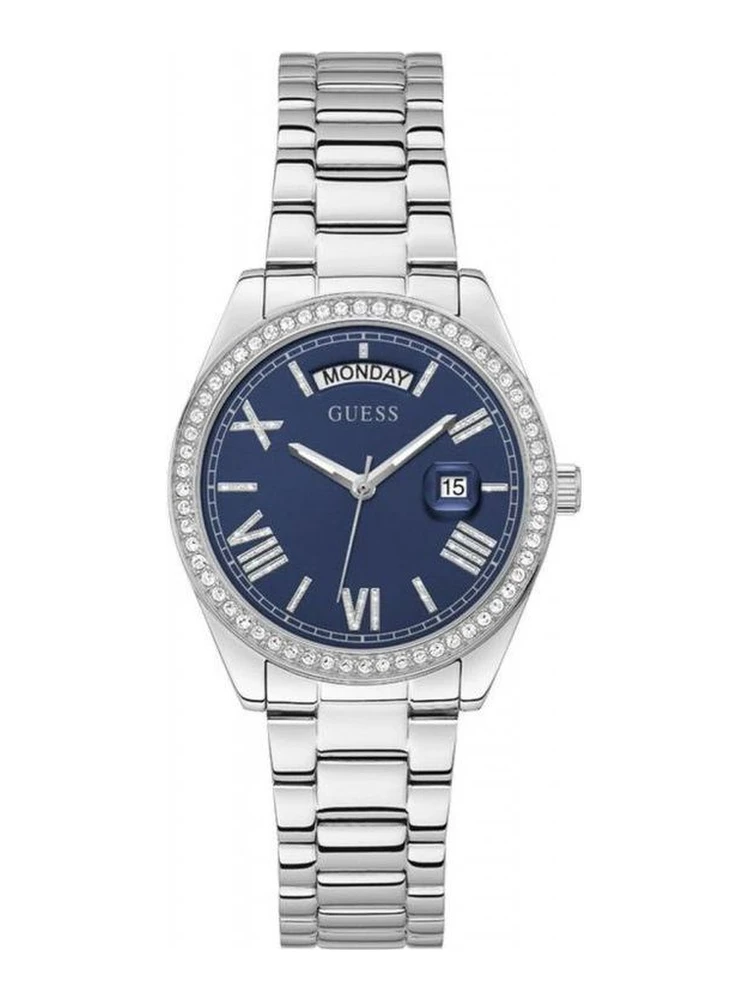 ساعة يد رسمية من الفولاذ المقاوم للصدأ الرمادي