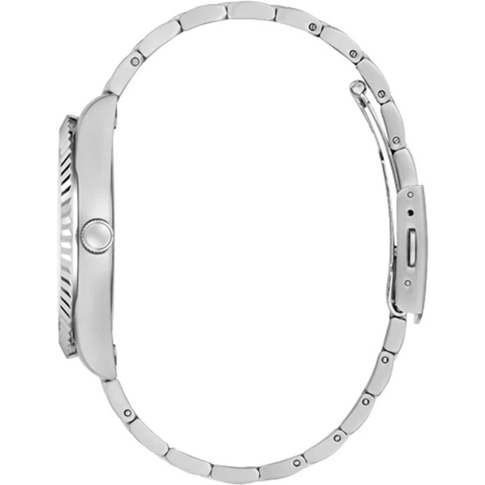 Gray Stainless Steel Dress Watch
