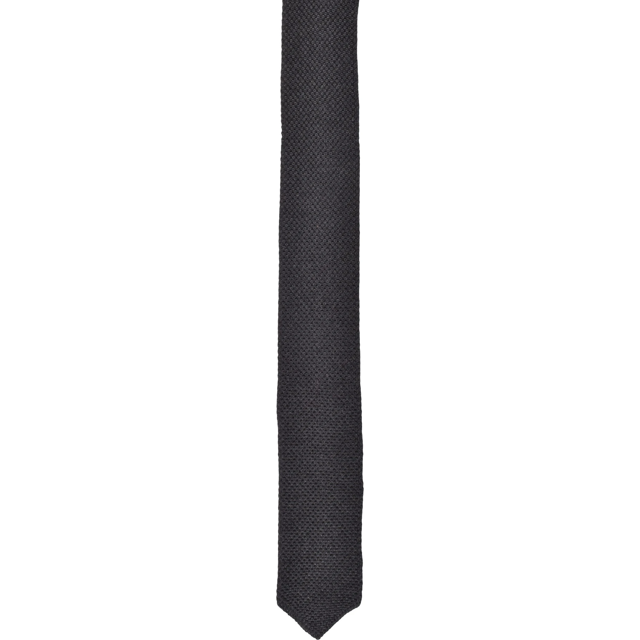Gray Silk Tie