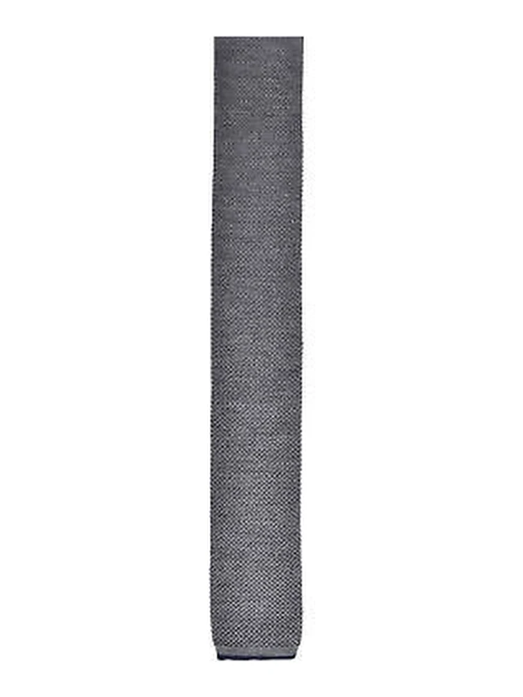 Gray Wool Tie