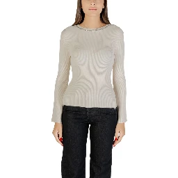 Beige Viscose Sweatshirt