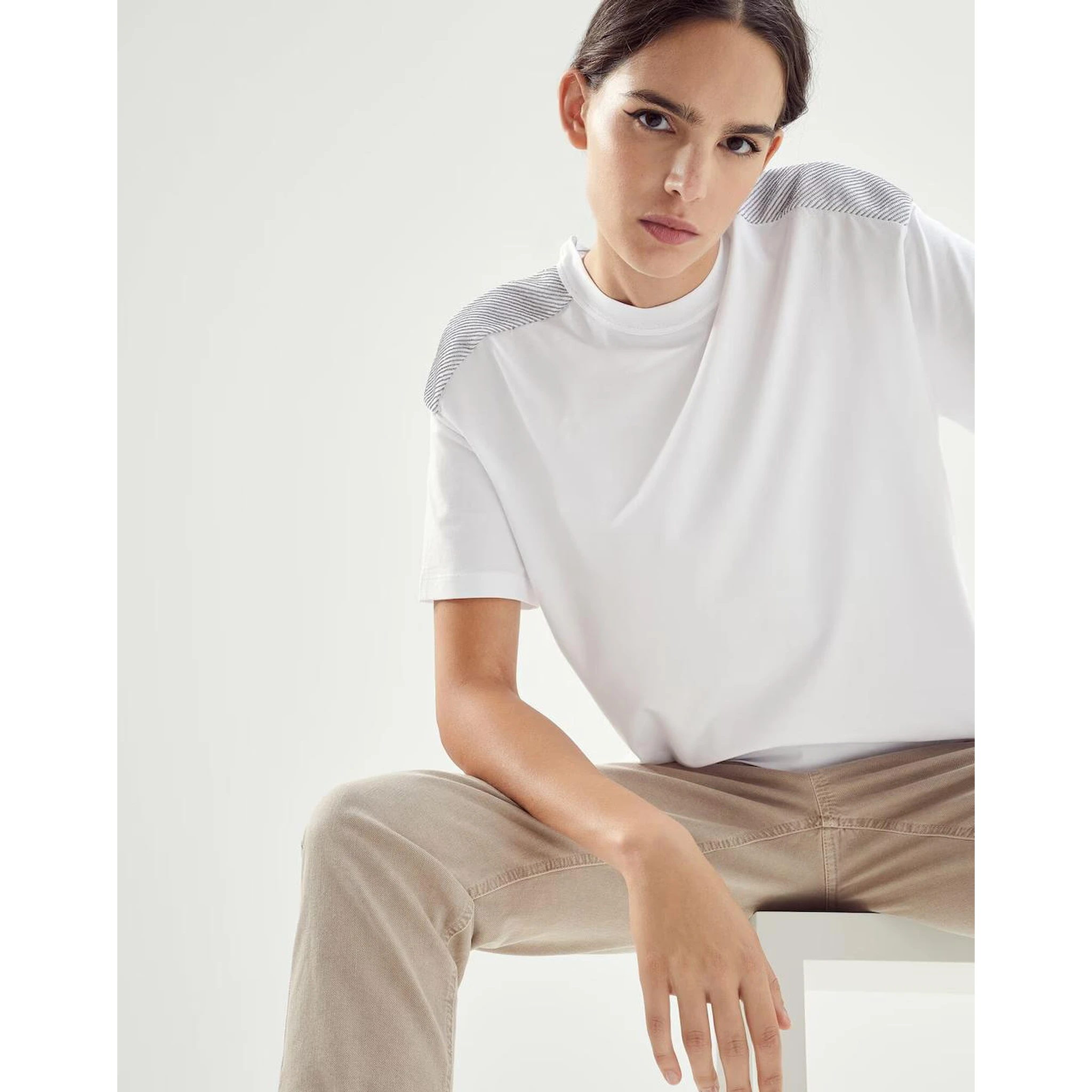 White Cotton Sportswear