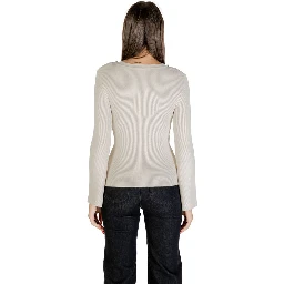 Beige Viscose Sweatshirt