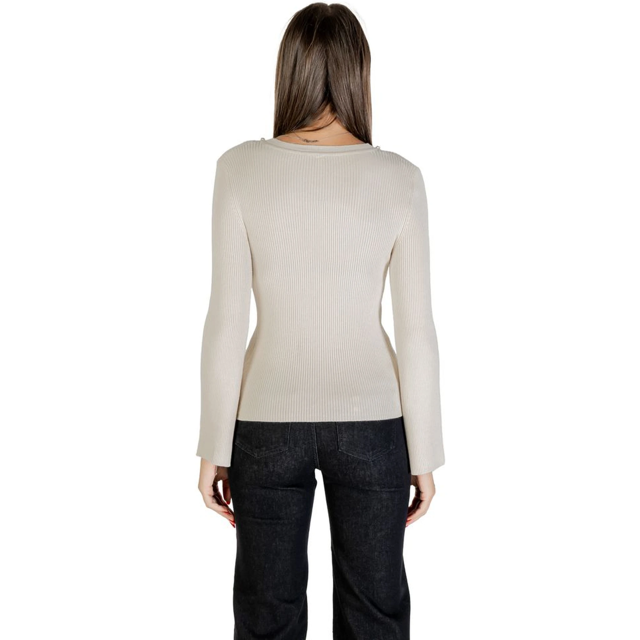 Beige Viscose Sweatshirt