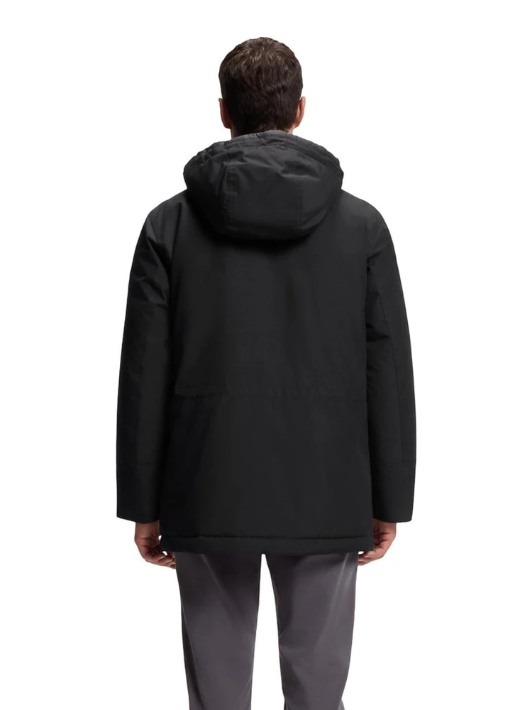 Black Polyester Full-Length Jacket alternative