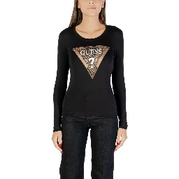 Black Cotton Long Sleeve T-Shirt