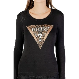 Black Cotton Long Sleeve T-Shirt