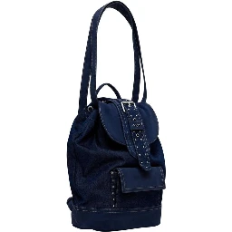 Blue Polyethylene Backpack