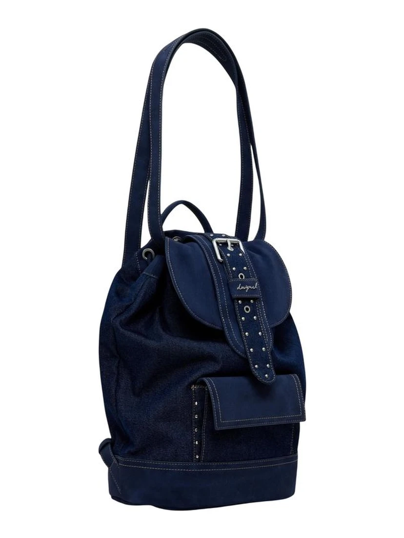 Blue Polyethylene Backpack