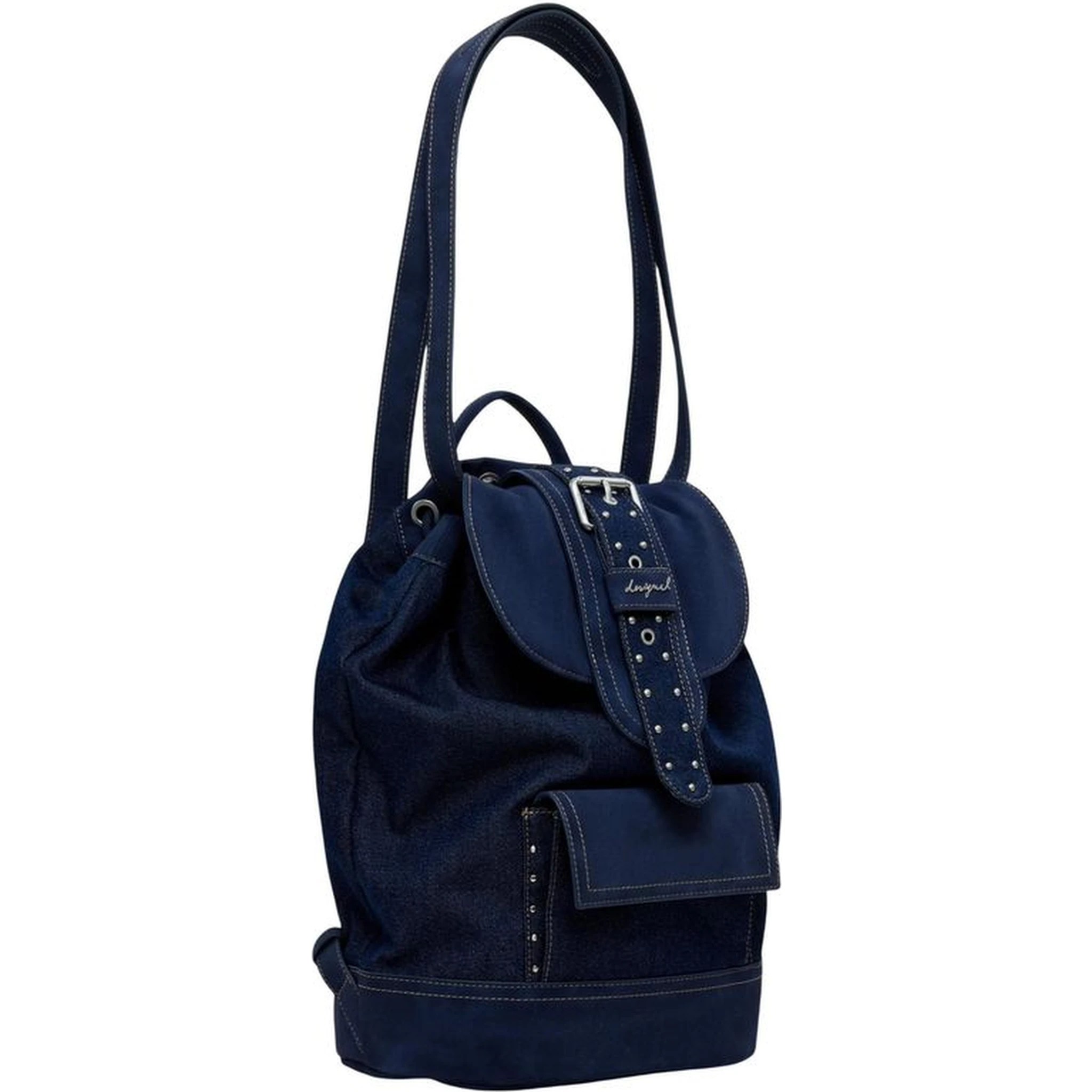 Blue Polyethylene Backpack
