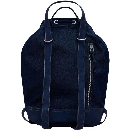 Blue Polyethylene Backpack
