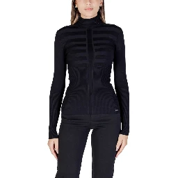 Black Viscose Turtleneck