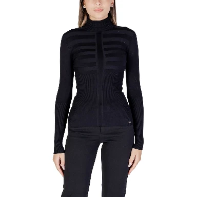 Black Viscose Turtleneck