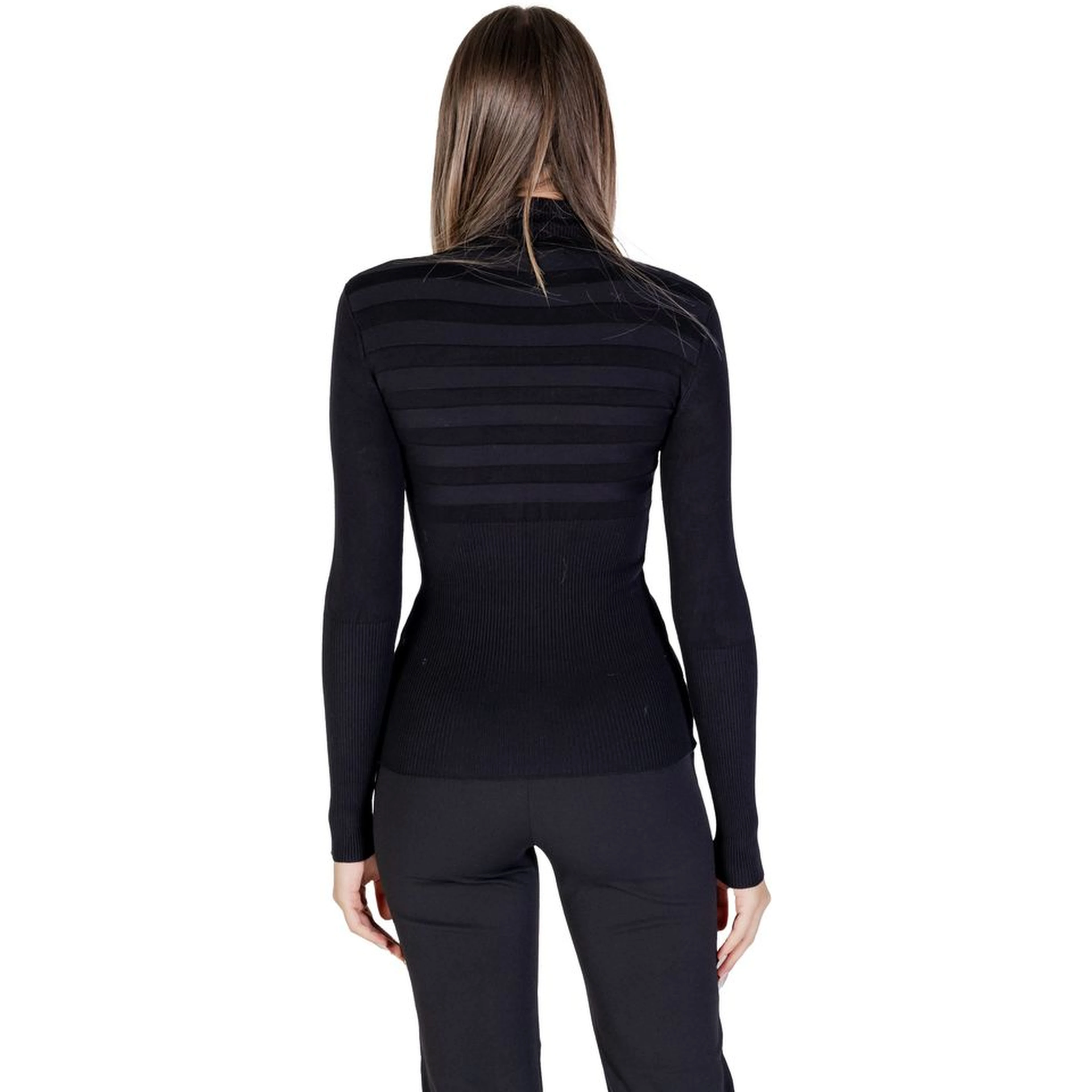 Black Viscose Turtleneck