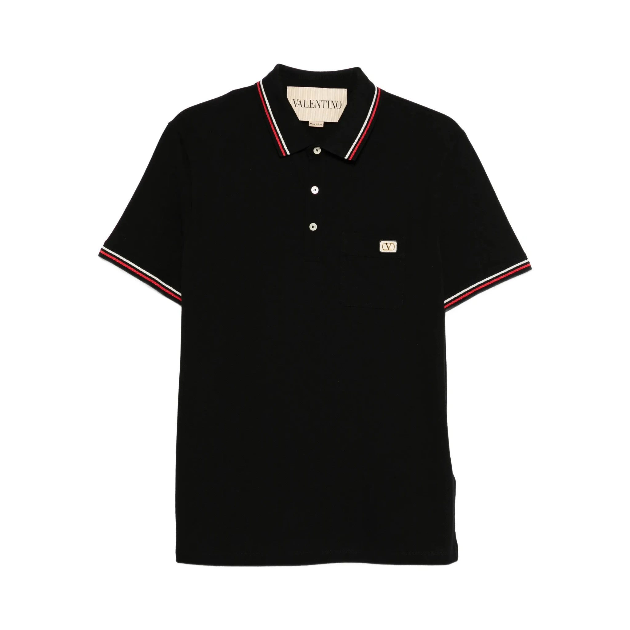 Valentino Garavani T-shirts and Polos Black