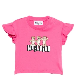 MOSCHINO KIDS T-shirts and Polos Fuchsia