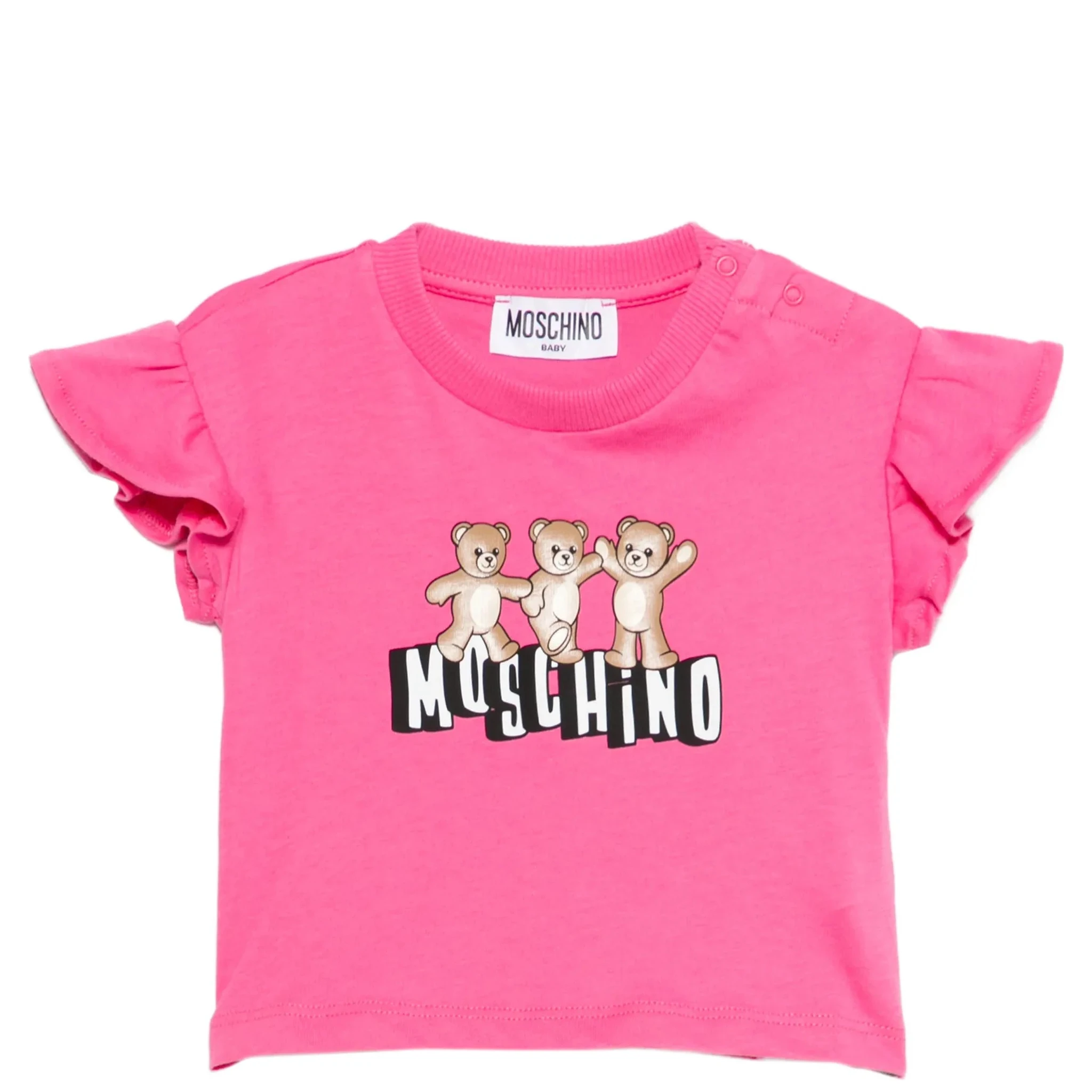 MOSCHINO KIDS T-shirts and Polos Fuchsia
