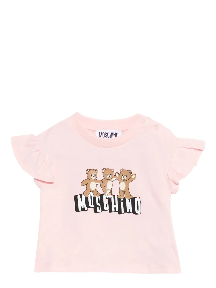 MOSCHINO KIDS T-shirts and Polos Pink