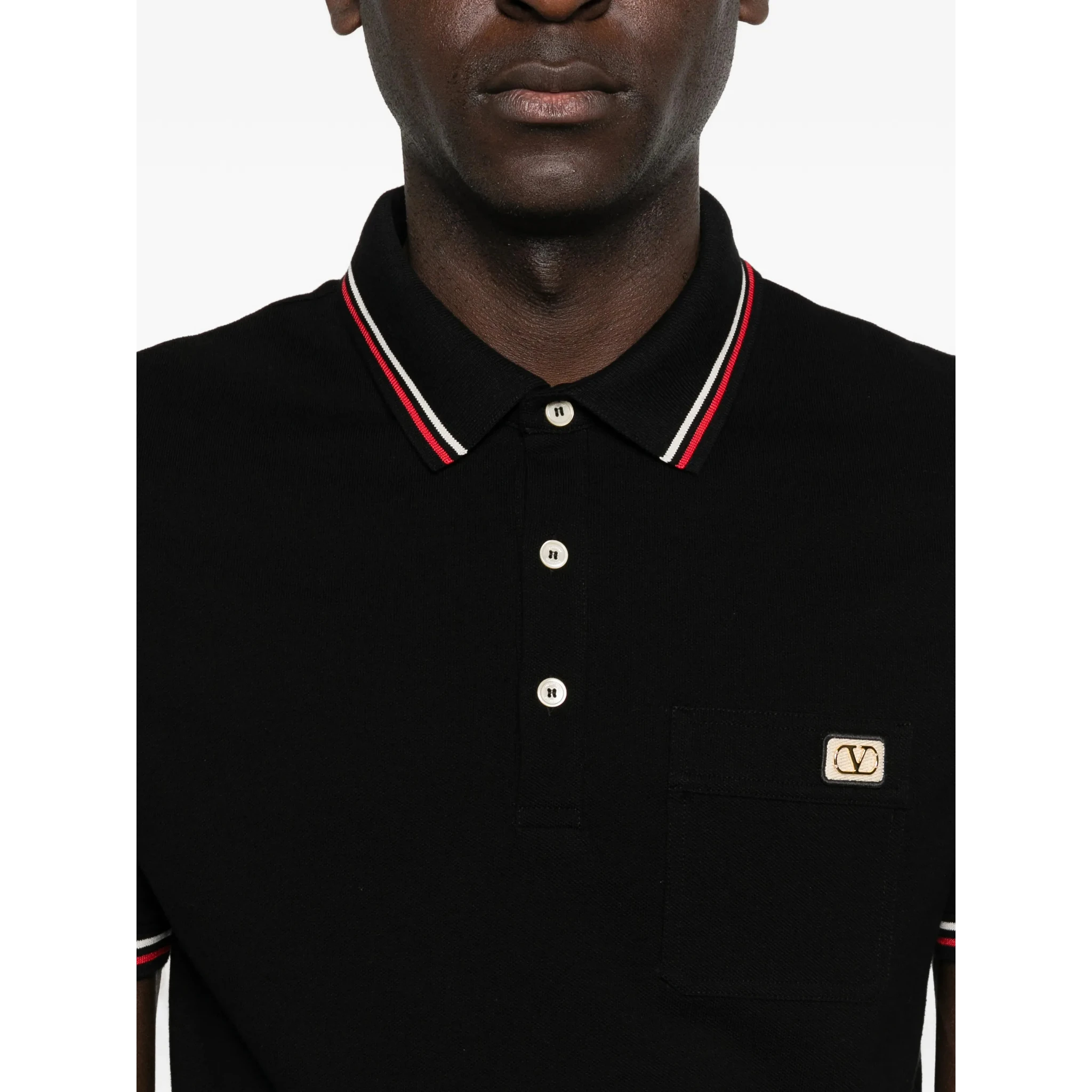 Valentino Garavani T-shirts and Polos Black